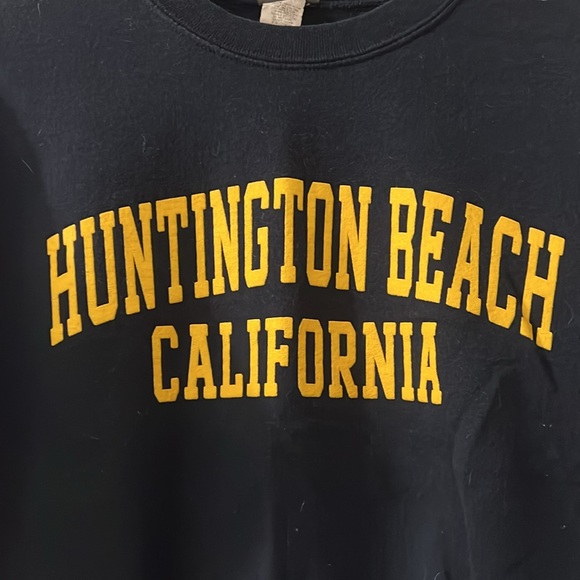 Vintage Small Cropped Huntington Beach Sweatshirt - Picture 2 of 6